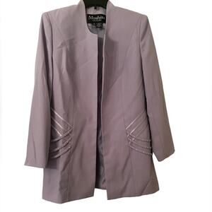 Moshita Couture lavender skirt suit, size 12